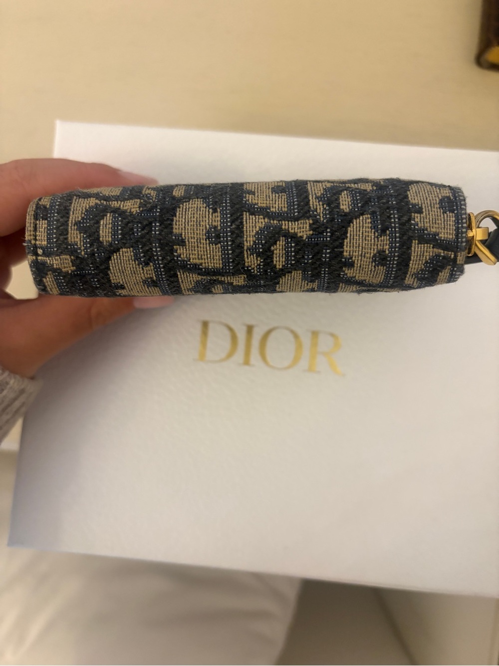 Dior Monogram Compact Wallet - Picture 3 of 5